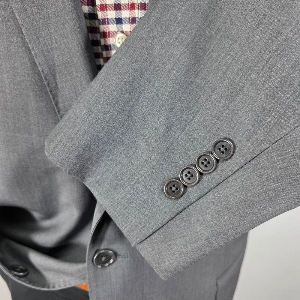 Brooks‎ Brothers Explorer Men's Sport Coat Blazer Two Button Gray Madison 50R